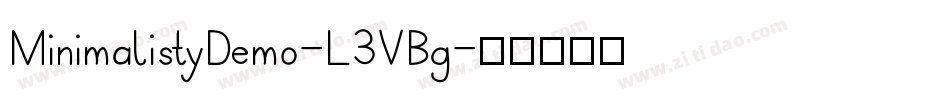 MinimalistyDemo-L3VBg字体转换