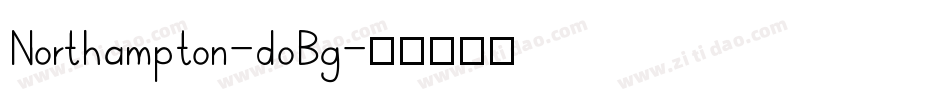 Northampton-doBg字体转换