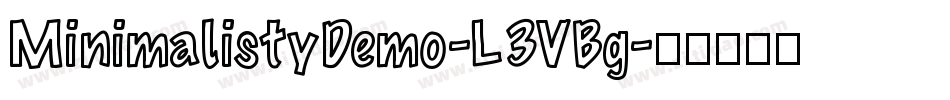 MinimalistyDemo-L3VBg字体转换