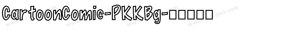 CartoonComic-PKKBg字体转换