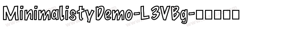 MinimalistyDemo-L3VBg字体转换