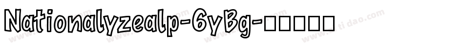 Nationalyzealp-6yBg字体转换