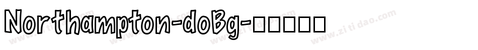 Northampton-doBg字体转换