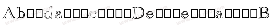 AbundantScriptDemoRegular-GWBg字体转换