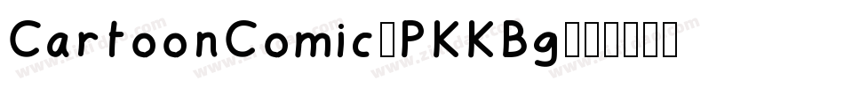 CartoonComic-PKKBg字体转换