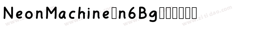NeonMachine-n6Bg字体转换