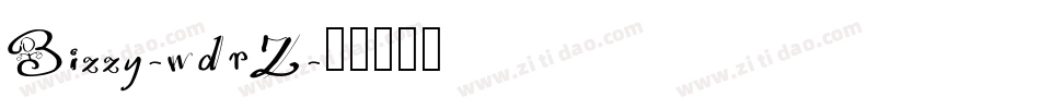 Bizzy-wdrZ字体转换