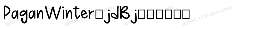 PaganWinter-jdBj字体转换