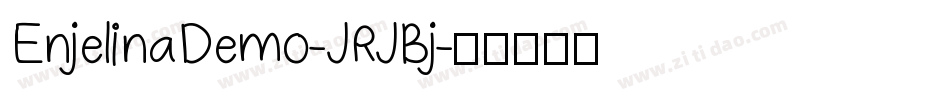 EnjelinaDemo-JRJBj字体转换