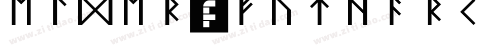 Elder-Futhark-2字体转换