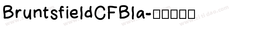 BruntsfieldCFBla字体转换