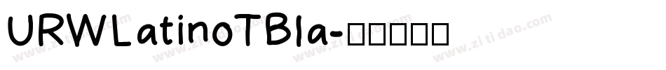URWLatinoTBla字体转换