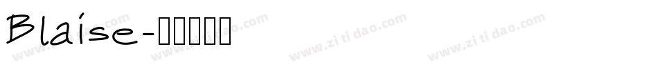 Blaise字体转换