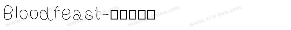 Bloodfeast字体转换