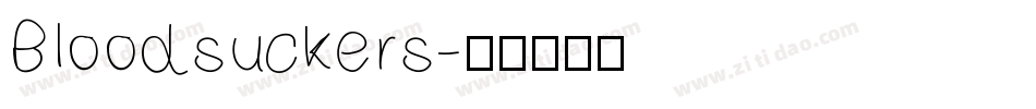 Bloodsuckers字体转换