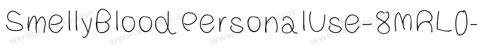 SmellyBloodPersonalUse-8MRL0字体转换