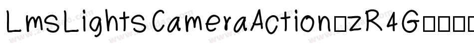 LmsLightsCameraAction-zR4G字体转换
