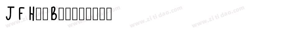 JFHolBow字体转换