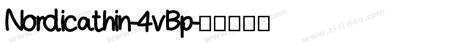 Nordicathin-4vBp字体转换