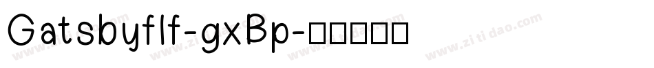 Gatsbyflf-gxBp字体转换