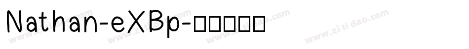 Nathan-eXBp字体转换