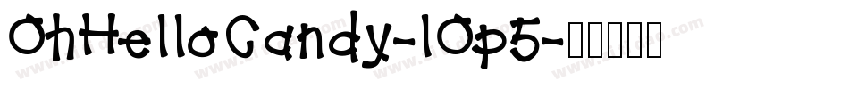 OhHelloCandy-lOp5字体转换
