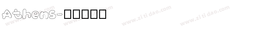 Athens字体转换