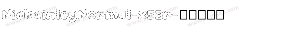 NickainleyNormal-x5Br字体转换
