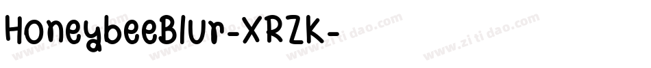HoneybeeBlur-XRZK字体转换
