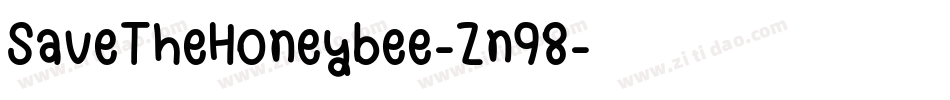 SaveTheHoneybee-Zn98字体转换