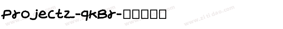 ProjectZ-qKBr字体转换