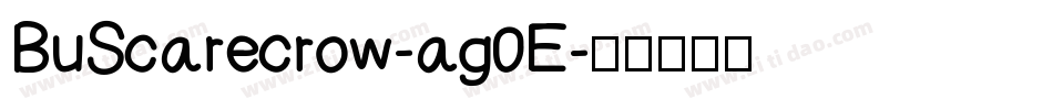 BuScarecrow-ag0E字体转换