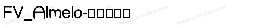 FV_Almelo字体转换