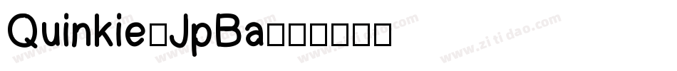 Quinkie-JpBa字体转换