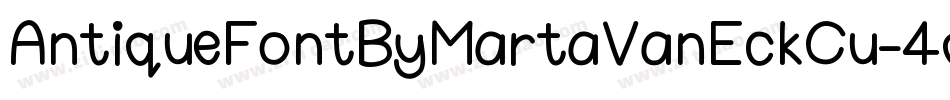AntiqueFontByMartaVanEckCu-4q5x字体转换