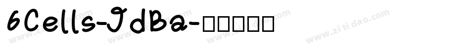 6Cells-JdBa字体转换