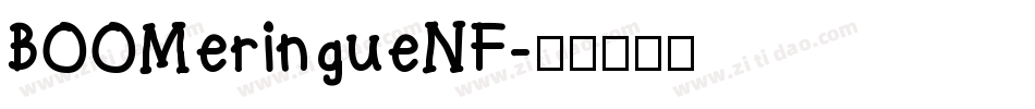 BOOMeringueNF字体转换