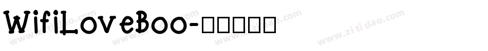 WifiLoveBoo字体转换