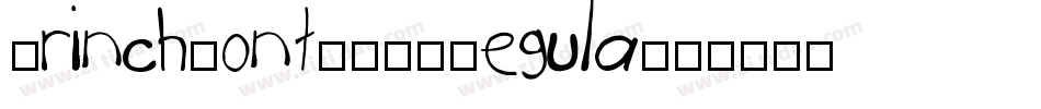 GrinchFont2020Regula字体转换