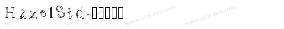 HazelStd字体转换