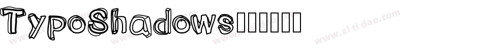 TypoShadows字体转换