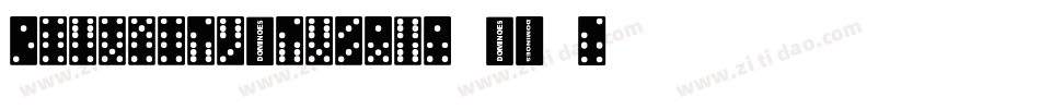 DominoesRegular-YV7q字体转换