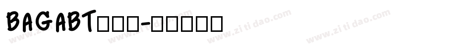 BAGABT生成器字体转换