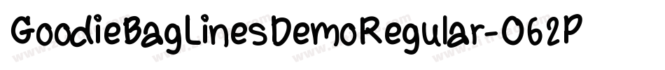GoodieBagLinesDemoRegular-O62P字体转换