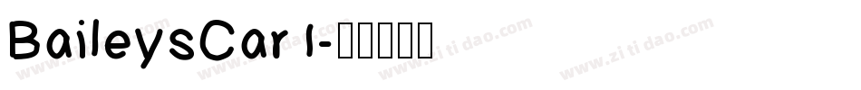 BaileysCar1字体转换