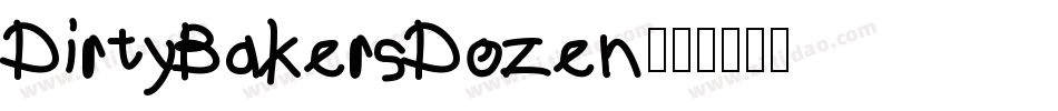 DirtyBakersDozen字体转换