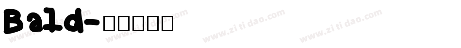 Bald字体转换