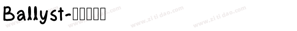 Ballyst字体转换