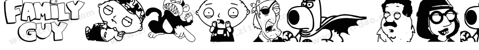 Family-Guy-Giggity字体转换