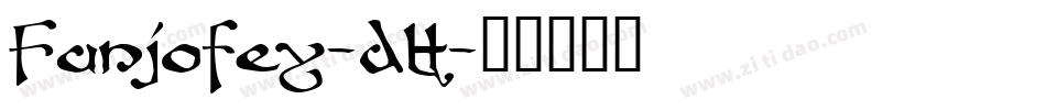 Fanjofey-AH字体转换